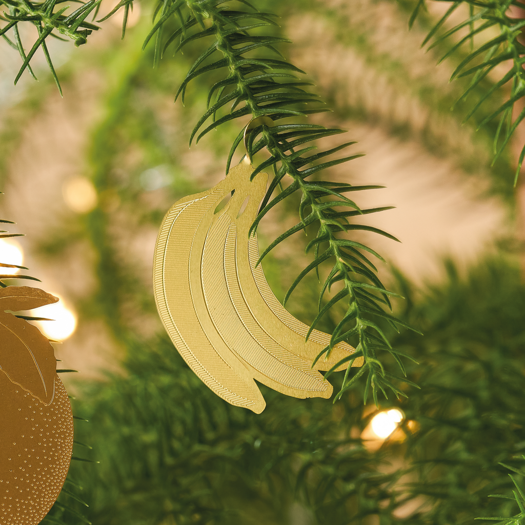 Sugared Banana Decorations-Set of 4