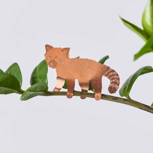 Plant Animal Red Panda in Copper  - Limited run