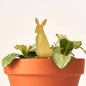 cute bunny rabbit decoration for plants