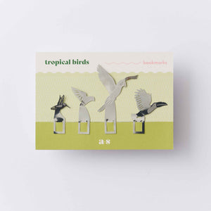 tropical bird bookmarks by another studio