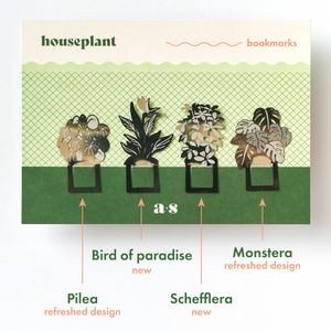 Houseplant Bookmarks (new design!)