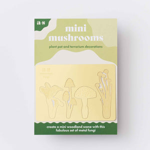 Mini Mushrooms - Brass