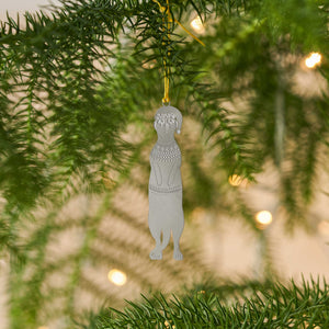 meerkat christmas jumper decoration