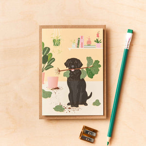 labrador retriever birthday card