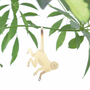 Monkeys Plant Animal Set of 3 - Chimp, Spider Monkey, Lemur