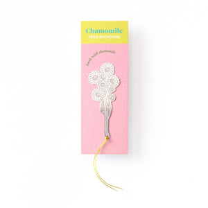 chamomile flower bookmark with string 