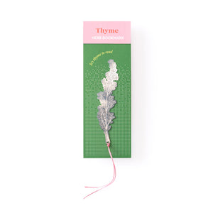 thyme plant bookmark