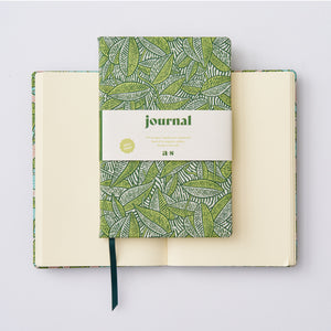 A5 Green houseplant leaf journal